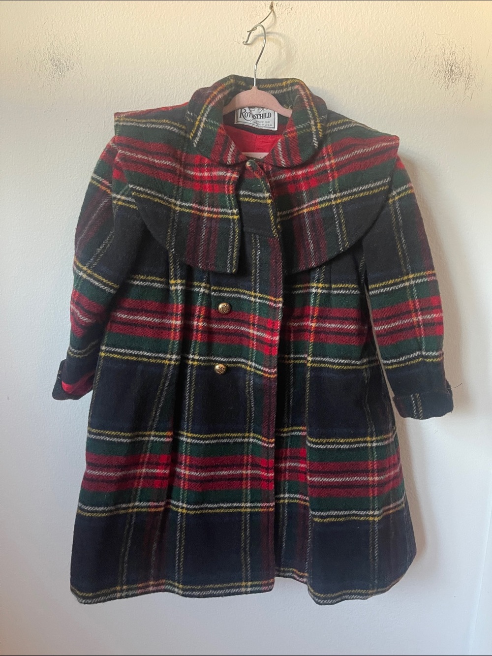 Vintage Rothschild Wool Coat size 4 - Picture 3 of 5